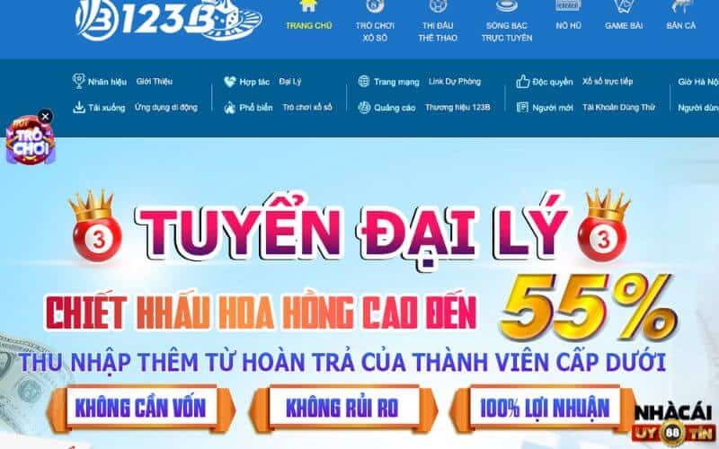 Nhà cái 123b có uy tín không