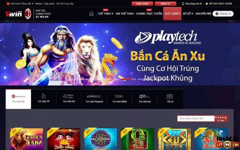 Cổng game Vwin